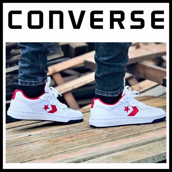 Converse Other - CONVERSE ALL STAR WHITE LEATHER LOW TOPS LO OX